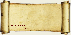 Isidora Maksić vizit kartica